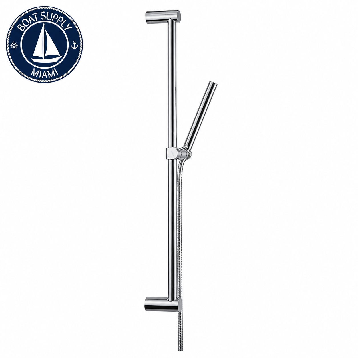 Scandvik 74180 Shower Rail Stainless Steel Kit Brushed | Kit de Riel para Ducha Marina en Acero Inoxidable Cepillado Scandvik 74180