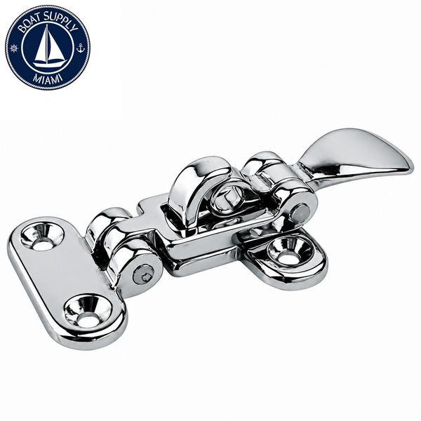 Sea-Dog 222110-1 Anti-Rattle Hatch Fastener 4" Chrome-Plated Brass Pestillo Antivibración Marino 4" de Latón cromado Sea-Dog 222110-1