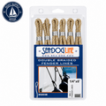 Sea-Dog 302106006G/W-1 Double Braided Nylon Fender Line 2-Pack 1/4" x 6' Gold/White | Línea para Defensa de Nylon Doble Trenzado Paquete de 2 1/4" x 6' Dorada/Blanca