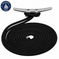 Sea-Dog 302110010BK-1 Premium Double Braided Nylon Dock Line 3/8" x 10' Black | Línea de Amarre Nylon Doble Trenzado Premium Sea-Dog 3/8" x 10' Negra
