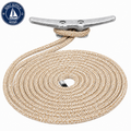 Sea-Dog 302110025G/W-1 Premium Double Braided Nylon Dock Line 3/8" x 25' Gold/White | Línea de Amarre Nylon Doble Trenzado Premium Sea-Dog 3/8" x 25' Dorado/Blanco