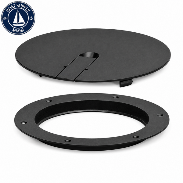 Sea-Dog 336412-1 Low Profile Pop-Out Deck Plate 8" White Tapa de Inspección Marina Pop-Out Perfil Bajo 8" Blanca Sea-Dog 336412-1