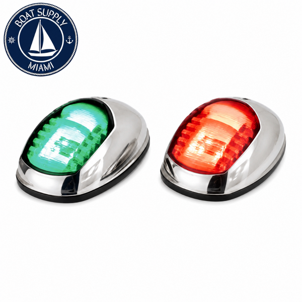 Sea-Dog 400070-1 Stainless Steel LED Side Mount Lights Pair | Par de Luces Laterales LED de Montaje Lateral en Acero Inoxidable Sea-Dog 400070-1