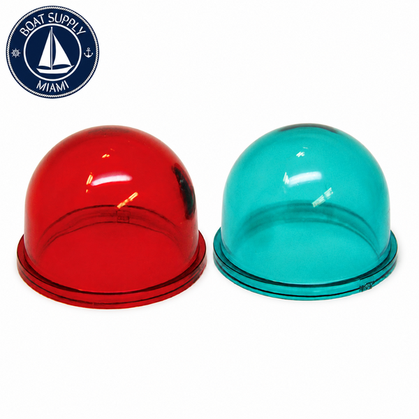 Sea-Dog 400181-1 Replacement Red/Green Lens Pair for 400180 Side Lights | Par de Lentes Rojo/Verde de Repuesto para Luces 400180 Sea-Dog 400181-1
