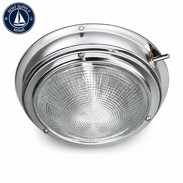Sea-Dog 400190-1 Dome Light 4 in Stainless Steel | Luz de Domo 4 pulg. Acero Inoxidable Sea-Dog 400190-1