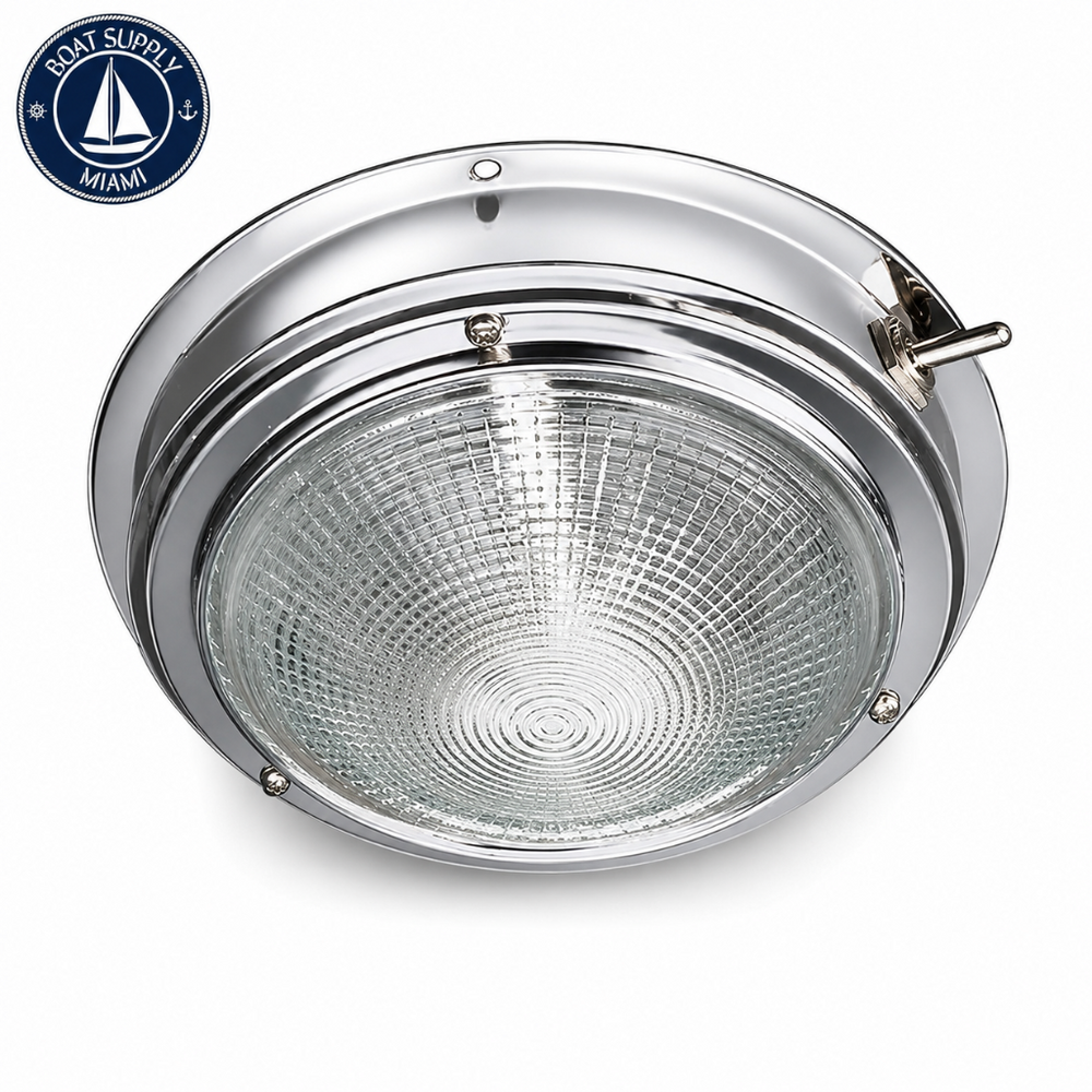 Sea-Dog 400190-1 Dome Light 4 in Stainless Steel | Luz de Domo 4 pulg. Acero Inoxidable Sea-Dog 400190-1