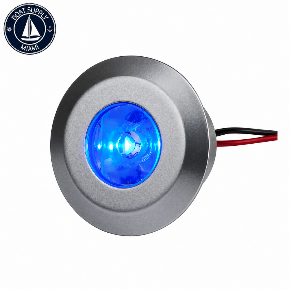 Sea-Dog 401354-1 LED Snap-In Courtesy Light Blue | Luz LED de Cortesía Snap-In Azul Sea-Dog 401354-1