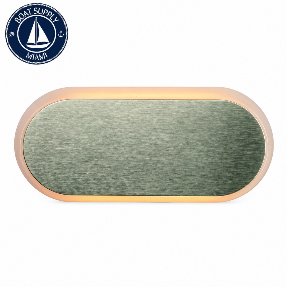 Sea-Dog 401379-1 LED Surface Mount Courtesy Edge Light Stainless Steel Blue | LED Montaje Superficial Courtesy Edge Luz Acero Inoxidable Azul Sea-Dog 401379-1