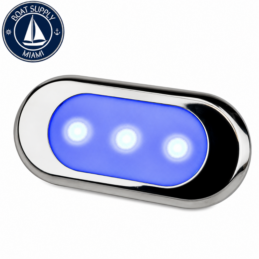 Sea-Dog 401405-1 LED Surface Mount Courtesy Light Stainless Steel White | LED Montaje Superficial Courtesy Luz Acero Inoxidable Blanco Sea-Dog 401405-1