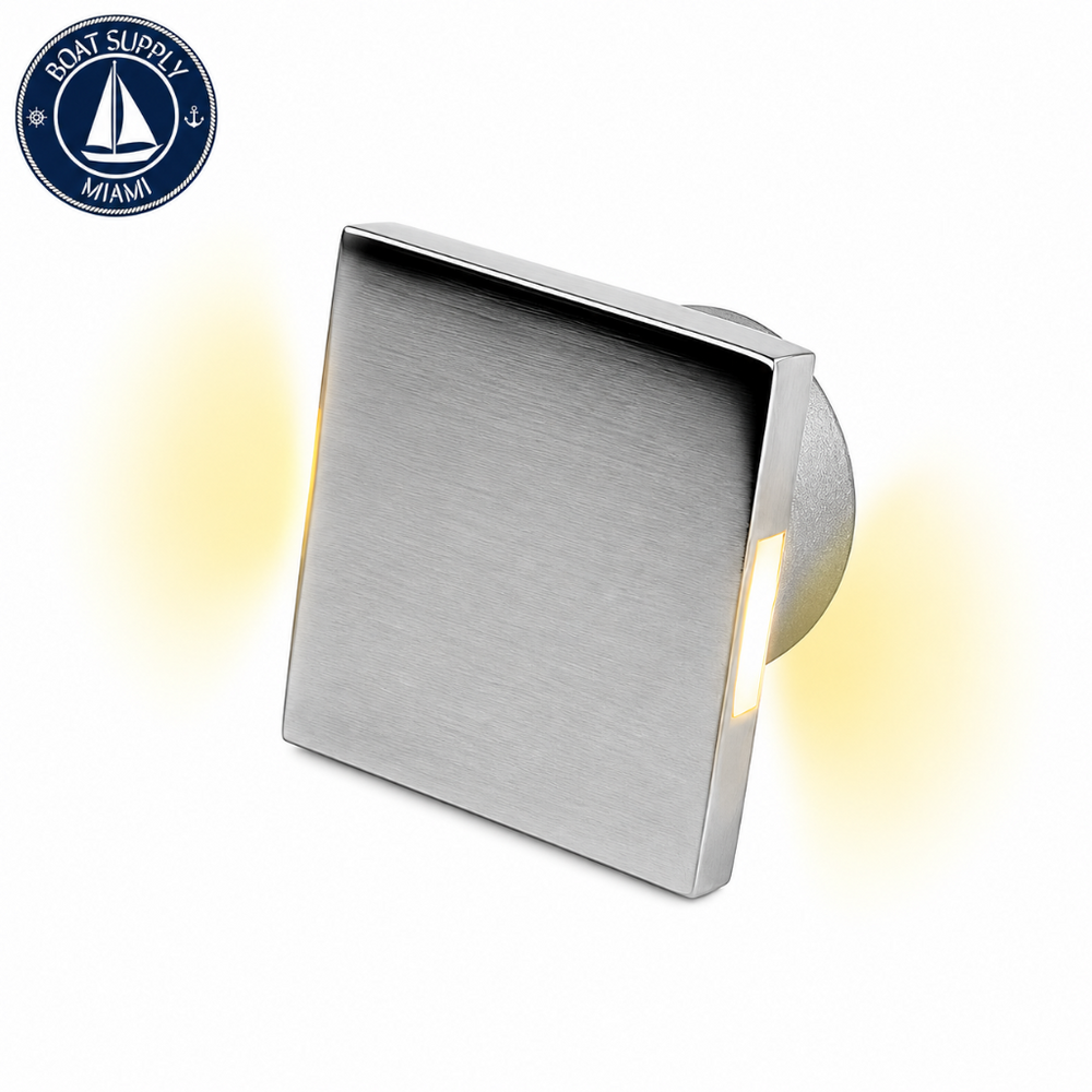 Sea-Dog 401417-1 LED Square Courtesy Light White | Luz LED Cuadrada de Cortesía Blanco Sea-Dog 401417-1