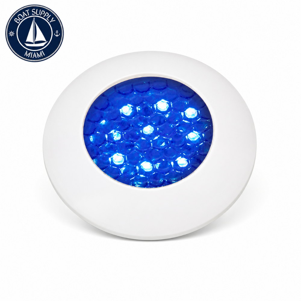 Sea-Dog 401647-1 LED Courtesy Light White Housing Blue LED | Luz LED de Cortesía Blanco Housing Azul LED Sea-Dog 401647-1