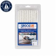 Sea-Dog 301110015WH-1 Twisted Nylon Dock Line 3/8" x 15' White | Línea de Amarre Nylon Torcido Sea-Dog 3/8" x 15' Blanca