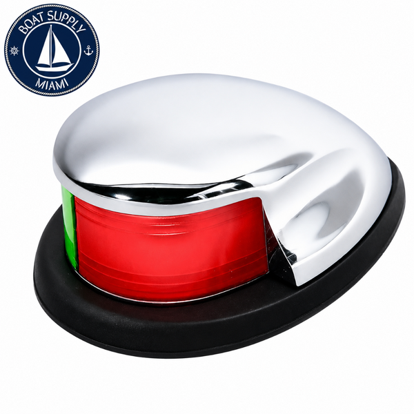 Seachoice 50-02041 LED Stainless Bi-Color Bow Light | Luz LED de Proa Bicolor de Acero Inoxidable Seachoice 50-02041