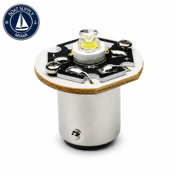 Seachoice 50-02501 12V LED Double Bayonet Replacement Bulb GE 90/1004 | Bombillo LED de Repuesto 12V Doble Bayoneta GE 90/1004 Seachoice 50-02501