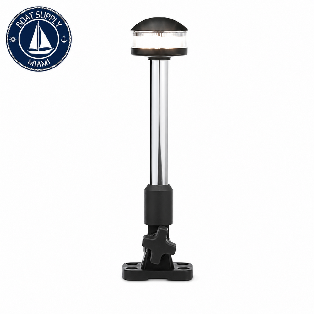 Seachoice 50-02871 Fold-Down LED All-Round Light 8-7/8 in | Luz LED Todo Horizonte Abatible de 8-7/8 pulgadas Seachoice 50-02871