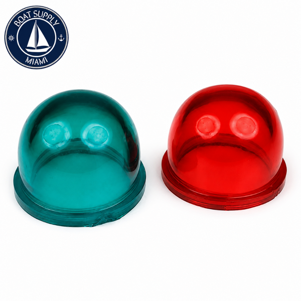 Seachoice 50-05161 Replacement Red/Green Lens Pair for 05151 Side Light | Par de Lentes Rojo/Verde de Repuesto para Luz Lateral 05151 Seachoice 50-05161