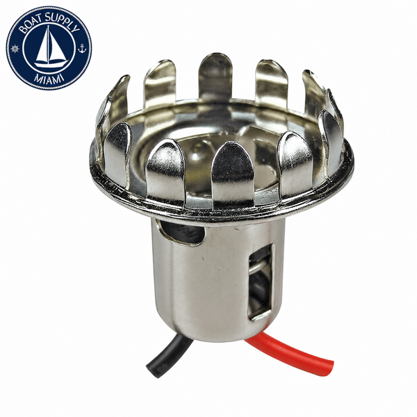 Seachoice 50-05171 Replacement Socket for Early 05151 Side Light Models | Socket de Repuesto para Modelos Antiguos de Luz Lateral 05151 Seachoice 50-05171