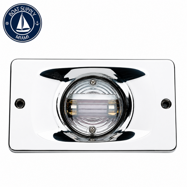 Seachoice 50-05361 Rectangular Stainless Steel Transom Light | Luz Rectangular de Espejo de Popa de Acero Inoxidable Seachoice 50-05361
