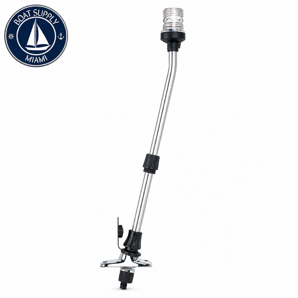 Seachoice 50-05591 All-Round White Light 22 in with Clear Globe | Luz Blanca Todo Horizonte de 22 pulgadas con Globo Transparente Seachoice 50-05591