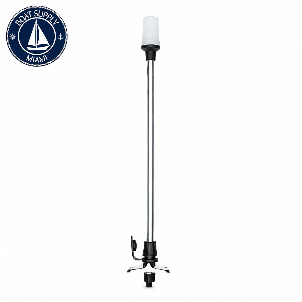 Seachoice 50-05611 All-Round White Light 22-3/8 in with White Translucent Globe | Luz Blanca Todo Horizonte de 22-3/8 pulgadas con Globo Translúcido Seachoice 50-05611