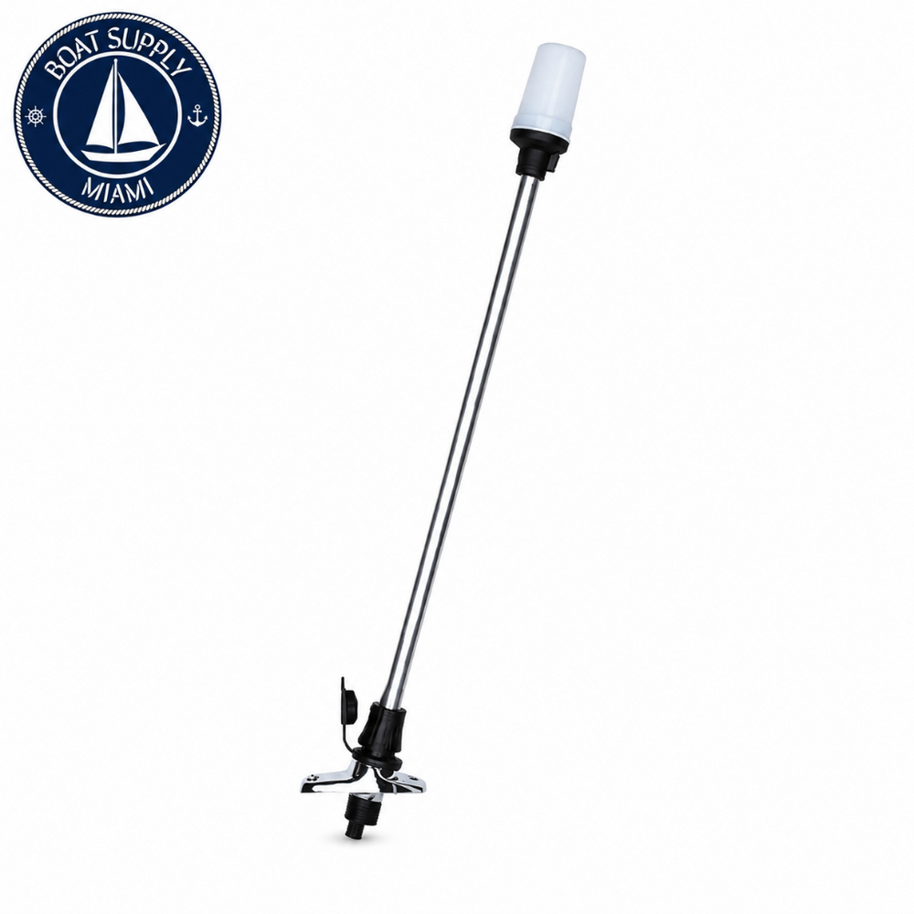 Seachoice 50-05631 Stow-A-Way All-Round White Light 24-1/4 in | Luz Blanca Todo Horizonte Stow-A-Way de 24-1/4 pulgadas Seachoice 50-05631