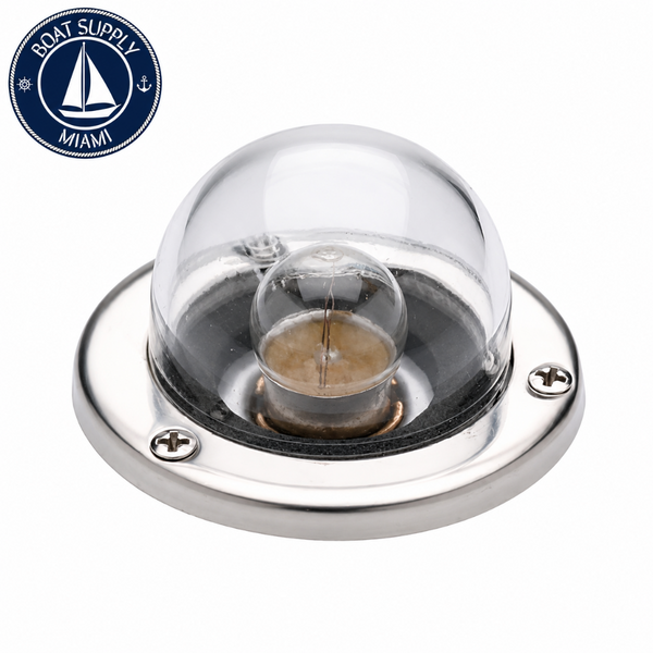 Seachoice 50-05981 Masthead All-Round White Light Stainless Fixed Mount | Luz Blanca Masthead Todo Horizonte de Acero Inoxidable con Montaje Fijo Seachoice 50-05981