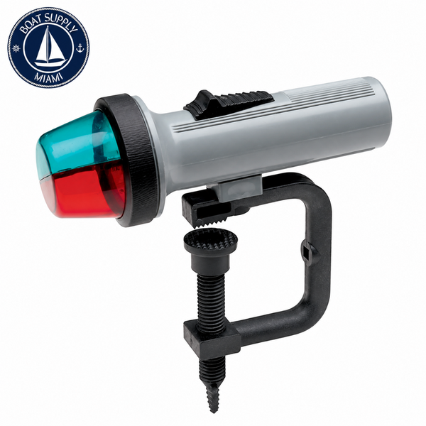 Seachoice 50-06221 LED Portable Battery Operated Bow Light with Clamp | Luz LED Portátil de Proa con Abrazadera a Batería Seachoice 50-06221