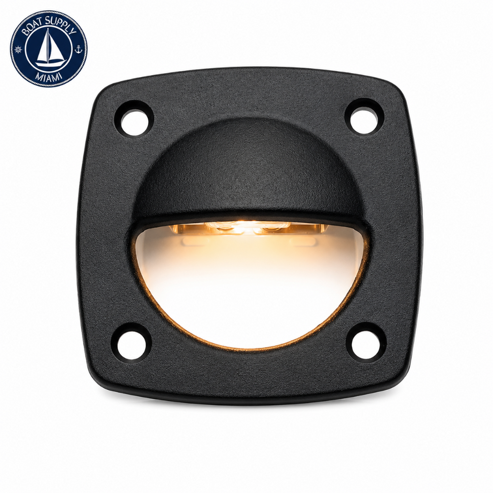 Seachoice 50-08031 LED Fixed Utility Light Black | LED Luz Fija de Utilidad Negro Seachoice 50-08031