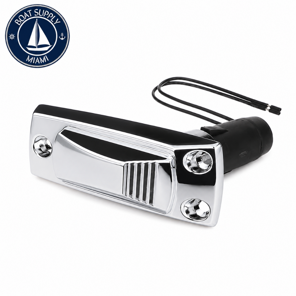 Seachoice 50-08271 Plug-In Spare Light Base Assembly Chrome Plated Zamak | Base de Luz de Repuesto Tipo Plug-In en Zamak Cromado Seachoice 50-08271