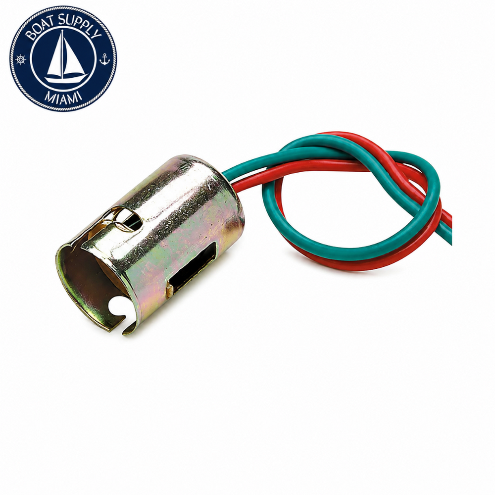 Seachoice 50-08301 Bayonet Socket Steel with 6 in Wire Lead | Socket para Luz Seachoice 50-08301