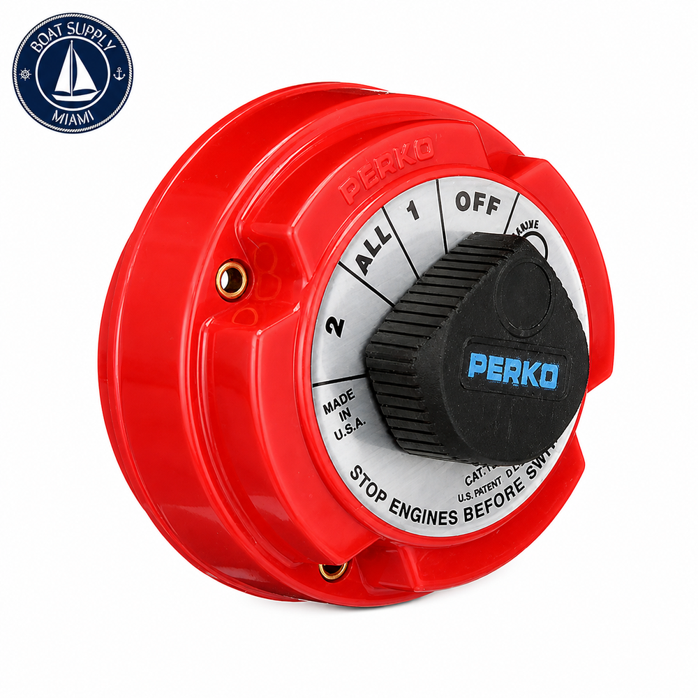 Seachoice 50-11501 4-Position Battery Selector Switch | Selector de Batería de 4 Posiciones Seachoice 50-11501