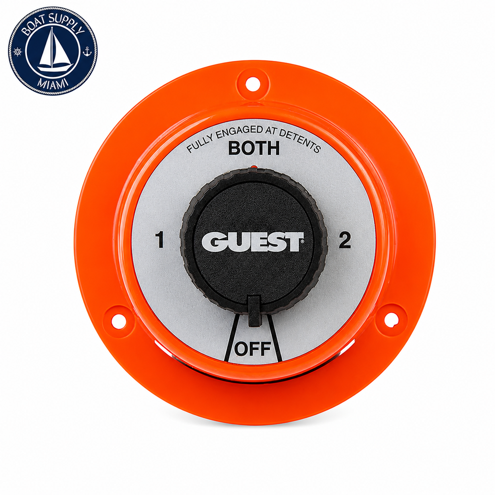 Seachoice 50-11504 4-Position Battery Select Switch Without Lock | Selector de Batería de 4 Posiciones sin Cerradura Seachoice 50-11504