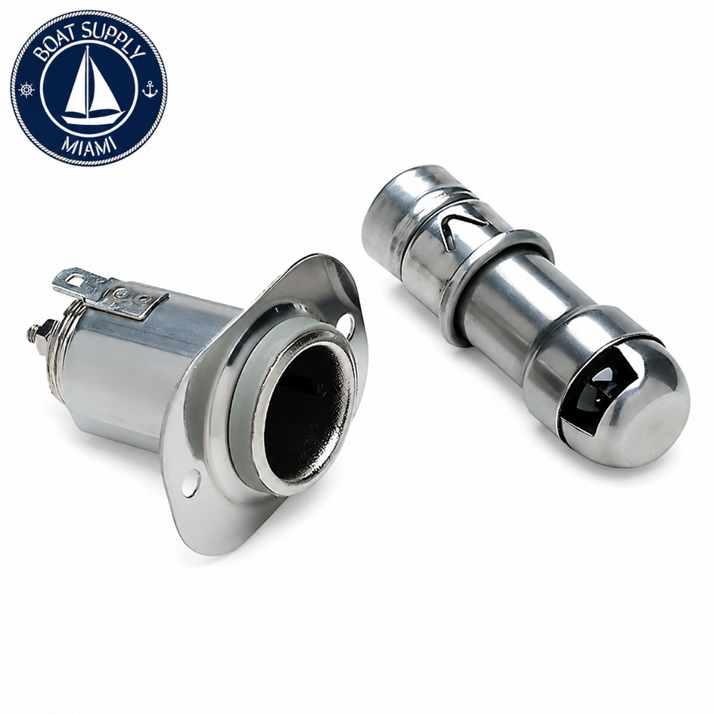 Seachoice 50-15101 Chartlight/Cigarette Lighter Stainless Steel 12V | Chartlight/Encendedor 12V de Acero Inoxidable Seachoice 50-15101