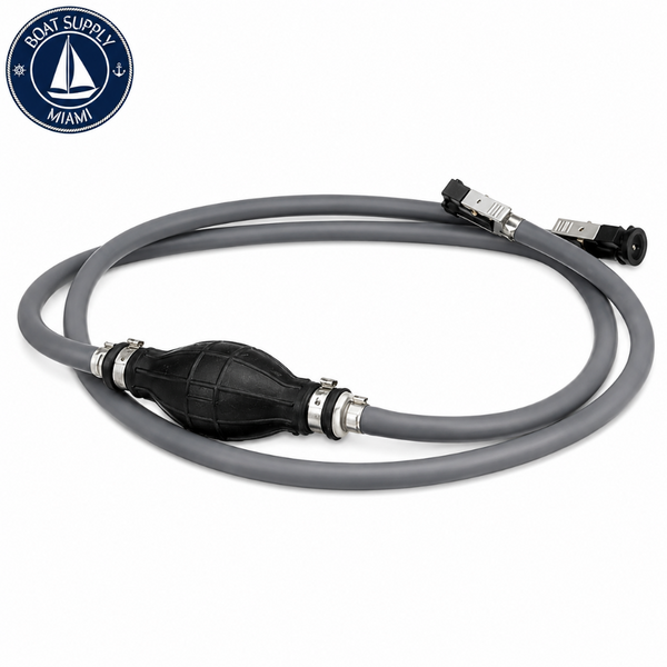 Seachoice 50-21371 Fuel Line Assembly 3/8" x 6' Johnson/Evinrude | Pera de Gasolina con Manguera 3/8" x 6' Johnson/Evinrude
