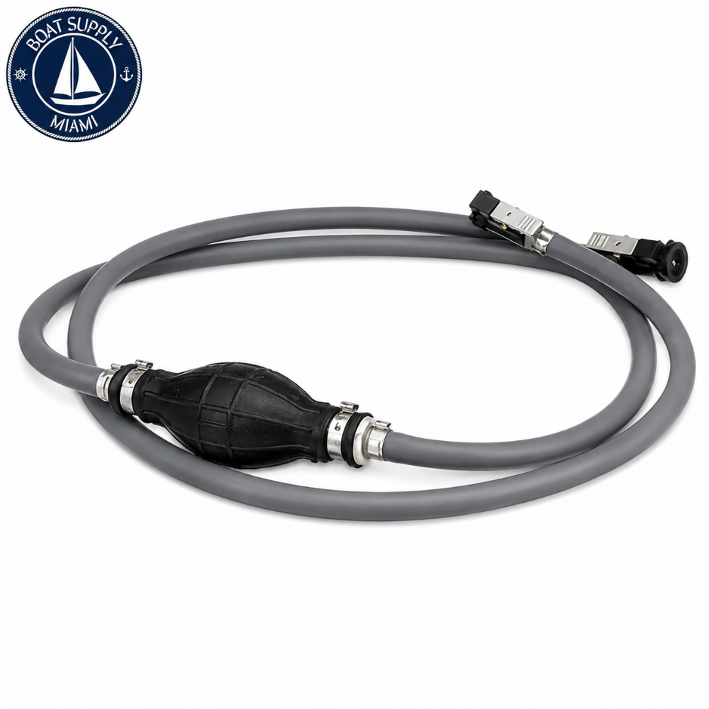 Seachoice 50-21371 Fuel Line Assembly 3/8" x 6' Johnson/Evinrude | Pera de Gasolina con Manguera 3/8" x 6' Johnson/Evinrude