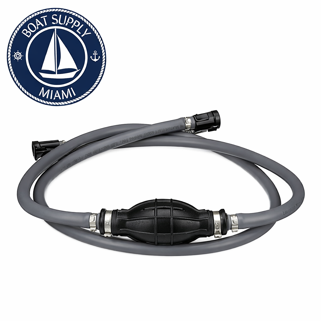 Seachoice 50-21381 Fuel Line Assembly 3/8" x 6' Yamaha | Pera de Gasolina con Manguera 3/8" x 6' Yamaha