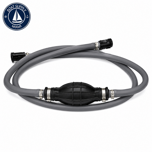 Seachoice 50-21381 Fuel Line Assembly 3/8" x 6' Yamaha | Pera de Gasolina con Manguera 3/8" x 6' Yamaha