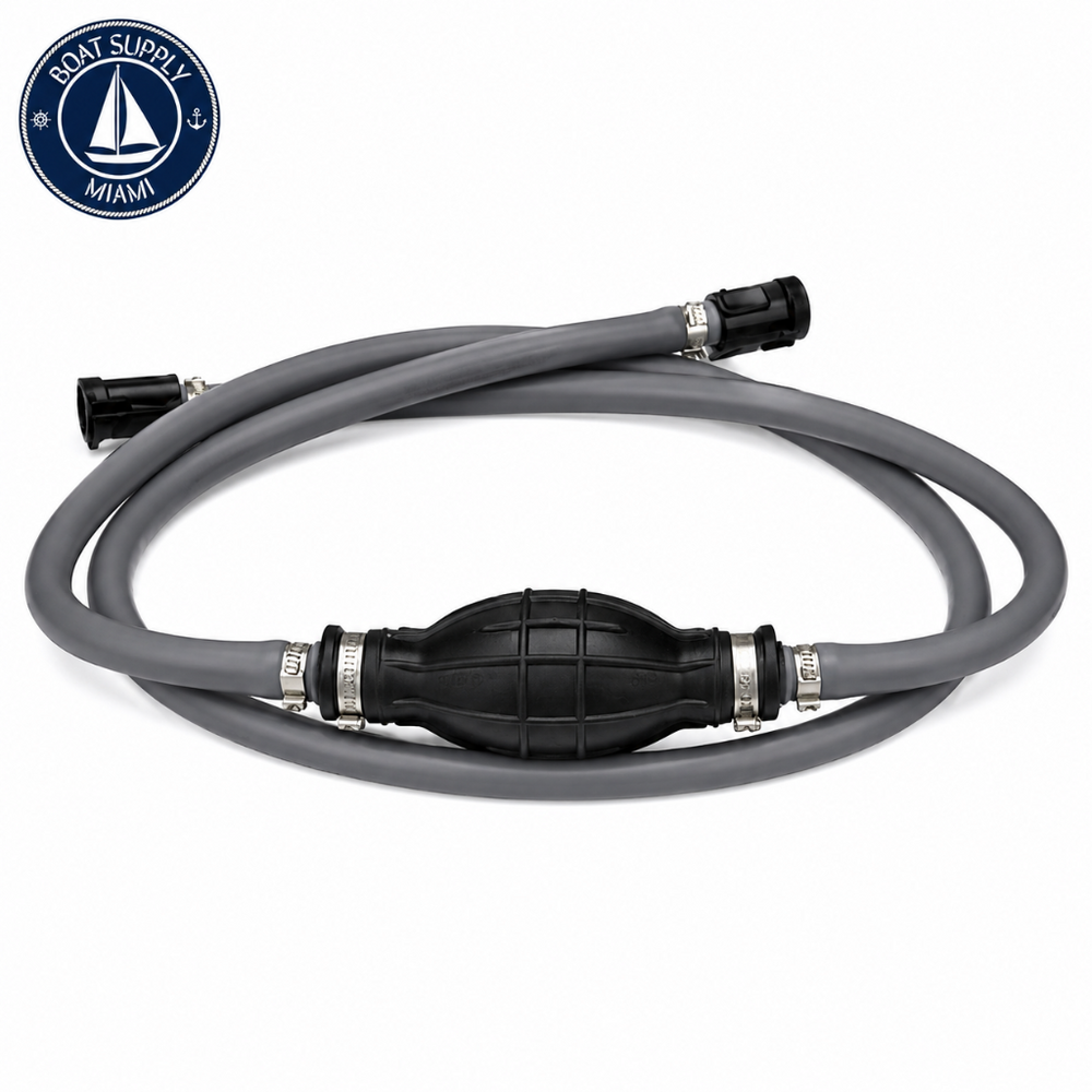 Seachoice 50-21381 Fuel Line Assembly 3/8" x 6' Yamaha | Pera de Gasolina con Manguera 3/8" x 6' Yamaha