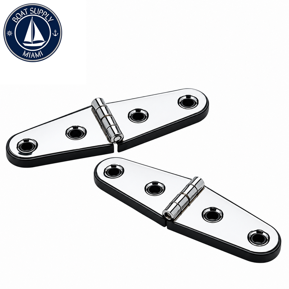 Seachoice 50-33851 Marine Strap Hinge 4" x 1-1/16" 304 Stainless Steel Seachoice 50-33851 Marine Strap Hinge 4" x 1-1/16" 304 Stainless Steel