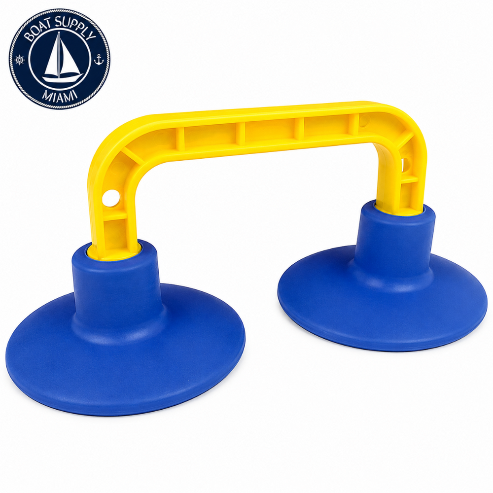 Seachoice 50-37483 Suction-Cup Hull Handle 4 in H x 9 in L 2 suction cups | Mango de Casco con Ventosas 4 in H x 9 in L Seachoice 50-37483