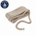 Seachoice 50-40041 Double Braid Nylon Dock Line 1/2" x 25' Gold/White | Línea de Amarre Nylon Doble Trenzado 1/2" x 25' Dorada/Blanca
