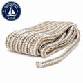 Seachoice 50-40071 Double Braid Nylon Dock Line 5/8" x 20' Gold/White | Línea de Amarre Nylon Doble Trenzado 5/8" x 20' Dorada/Blanca