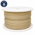 Seachoice 50-40180 Double Braid Rope Spool 5/8" x 600' Gold/White | Rollo de Cabo Nylon Doble Trenzado Seachoice 5/8" x 600' Dorada/Blanca