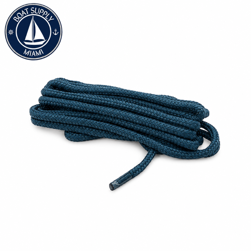 Seachoice 50-40871 Double Braided Nylon Fender Line 2-Pack 1/4" x 6' Teal | Línea para Defensa de Nylon Doble Trenzado Paquete de 2 1/4" x 6' Verde Azulado
