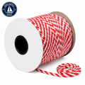 Seachoice 50-42770 Solid Braid 100% MFP Multi-Purpose Rope Spool 3/8" x 500' Red/White | Rollo de Cuerda Multiuso MFP Seachoice 3/8" x 500' Roja/Blanca