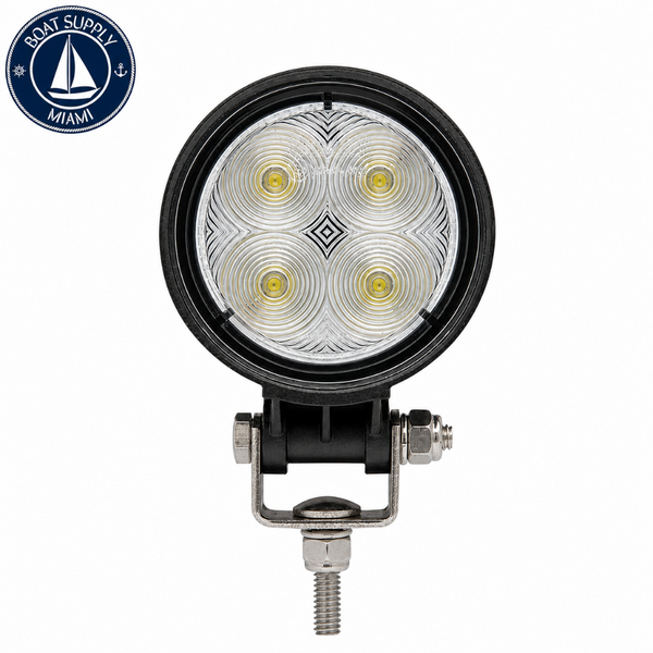 Seachoice 50-51601 4 LED Flood Beam Work Light | 4 LED Luz de Trabajo LED de Haz Amplio Seachoice 50-51601