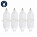 Seachoice 50-79291 Twin Eye Ribbed Fender Kit 4-Pack 4.5" x 16" White | Kit de 4 Defensas Acanaladas Doble Ojo Seachoice 4.5" x 16" Blancas