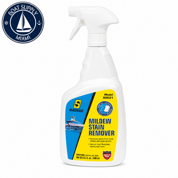 Seachoice 50-90621 Mildew Stain Remover 32 oz | Removedor de Manchas de Moho Seachoice 50-90621 32 oz