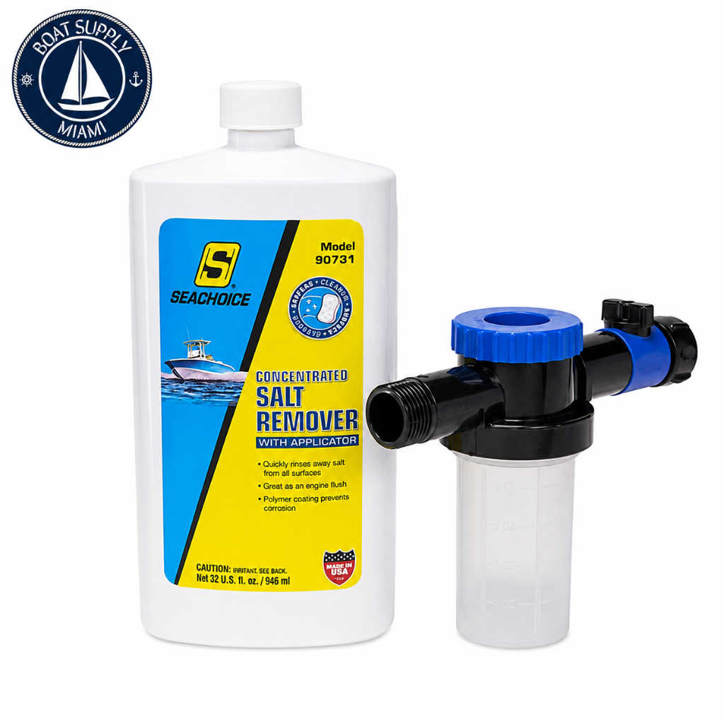 Seachoice 50-90731 Salt Remover with PTEF Kit with Applicator 32 oz Kit | Kit Removedor de Sal con PTEF y Aplicador Seachoice 50-90731 32 oz Kit