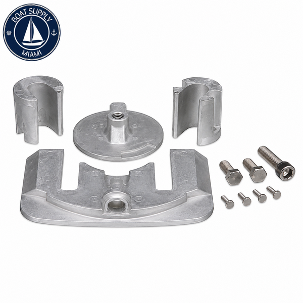 Seachoice 50-95061 Aluminum Anode Kit - Bravo II 1989-present; Bravo III 1989-2003 | Kit de Ánodos de Aluminio Seachoice 50-95061 - Bravo II 1989-present; Bravo III 1989-2003